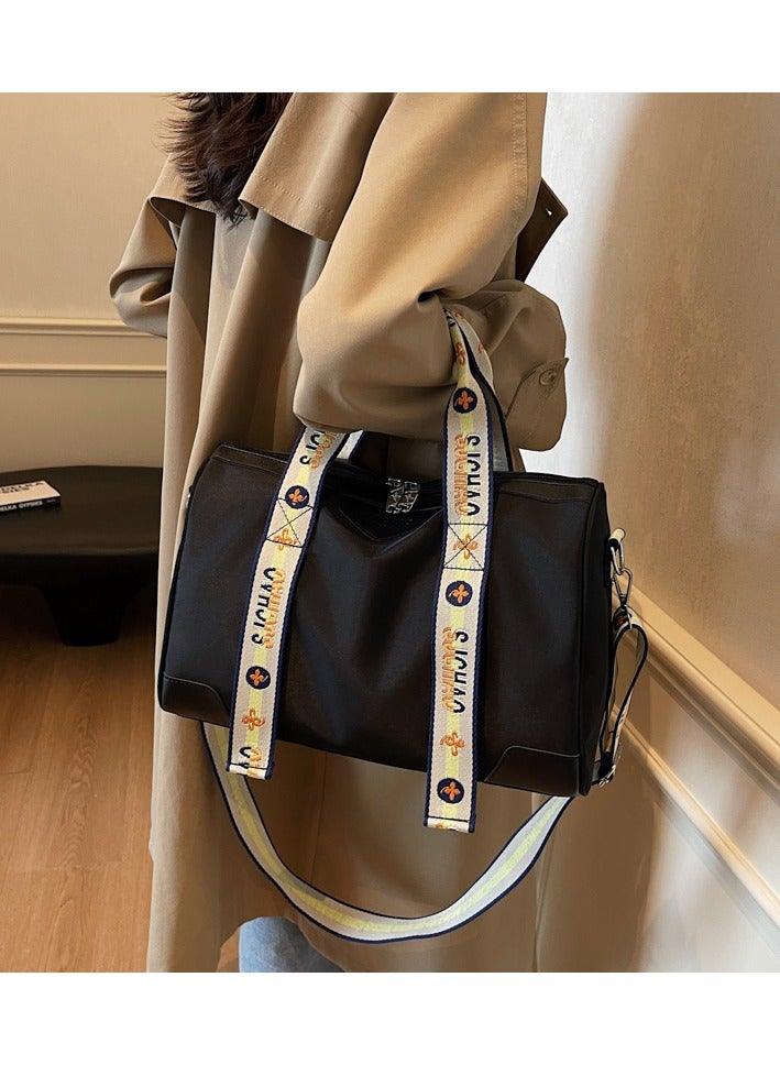 lebonaer commuter tote bag high-quality texture large capacity contrast color one-shoulder underarm bag trendy - Image 2