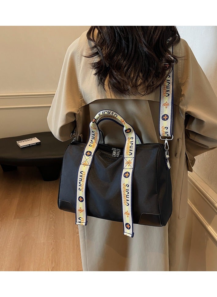 lebonaer commuter tote bag high-quality texture large capacity contrast color one-shoulder underarm bag trendy - Image 5