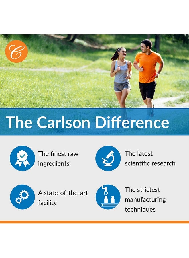 Carlson كارلسون - بري ناتال، متعدد مع DHA وفيتامين D3، صحة الحمل، تطوير الجنين ودعم المناعة، 60 كبسولة لينة - Image 4