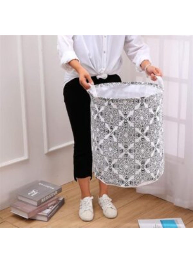Large Capacity Foldable Waterproof Laundry Basket – Durable Fabric Hamper with Handles for Clothes, Towels & Storage  - Image 2