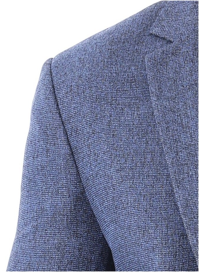 Generic - Nb - Blazer Regular fit classic blue Tweed pattern - Image 1