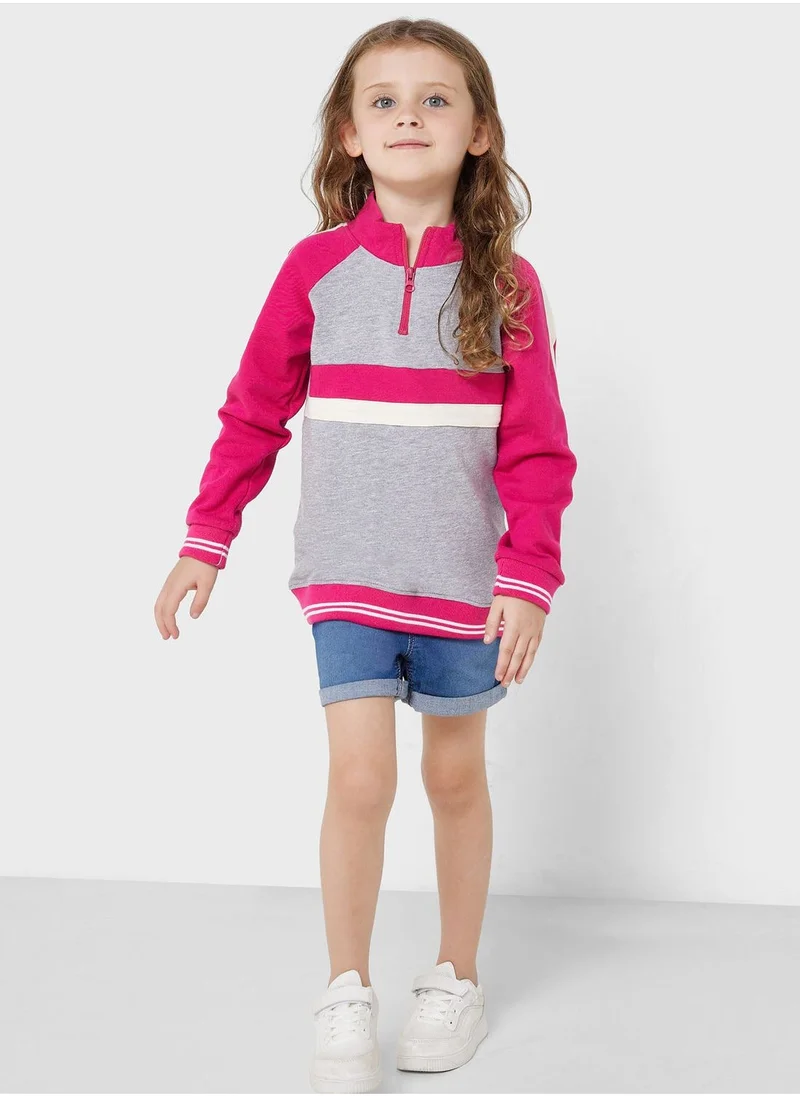 Pinata Sweatshirt With Zip For Girls