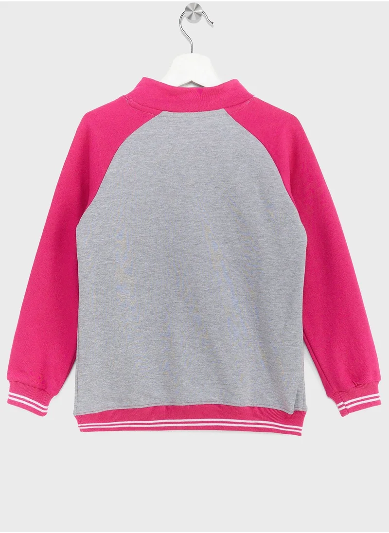Pinata Sweatshirt With Zip For Girls