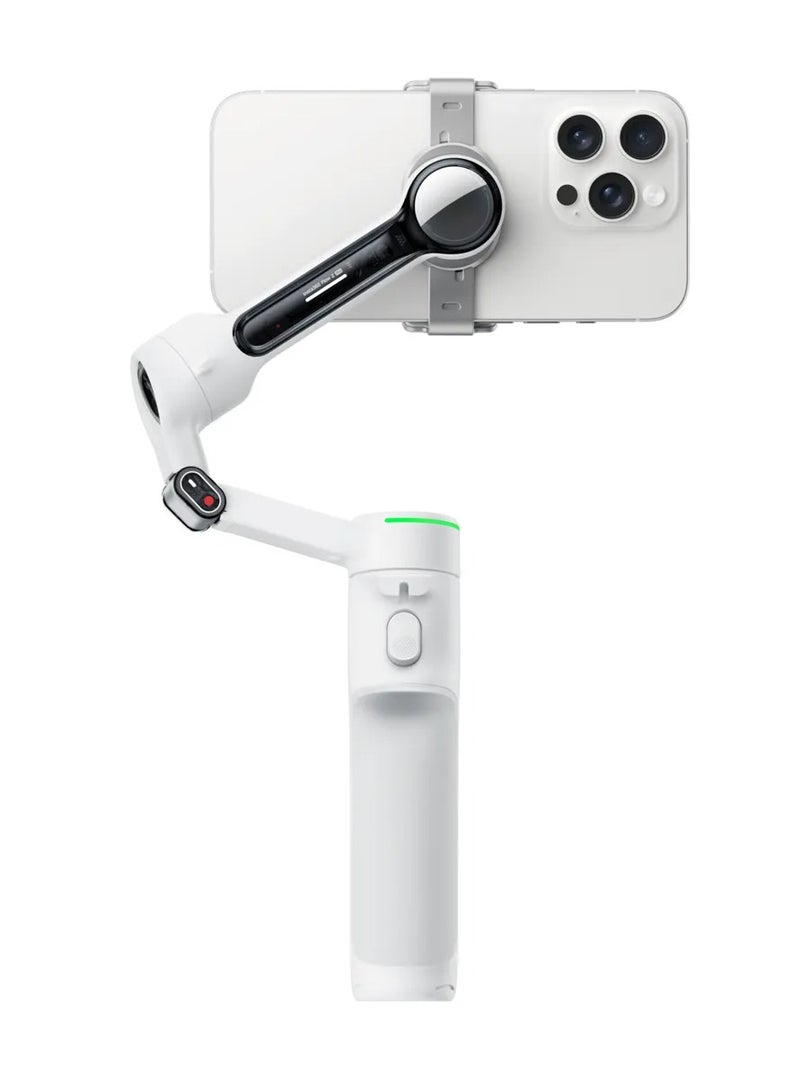 Insta360 FLOW 2 PRO | Creator Kit | Ultimate AI Tracking Gimbal Stabilizer – Summit White - Image 2