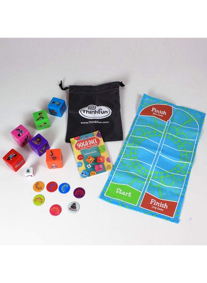 thinkfun Think Fun Yoga Dice Game for Boys and Girls Ages 6 and Up - Learn Yoga With a Game,Multi,1844 - Image 4