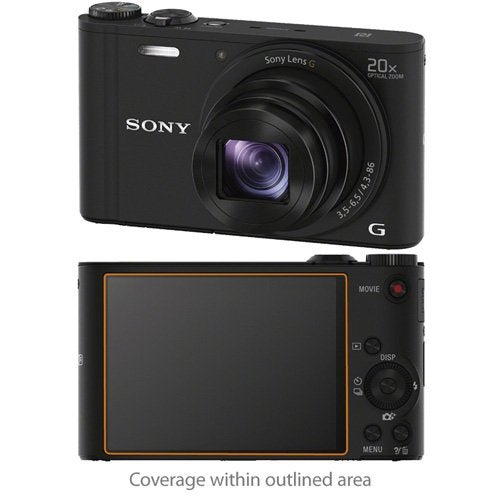 BoxWave حامي شاشة BoxWave متوافق مع Sony Cyber-Shot DSC-WX350 - ClearTouch مضاد للتوهج (عبوتان) - Image 3