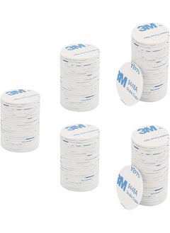 100 Pcs Round 3M Double Sided Adhesive Pads Double Sided Stickers Self Adhesive Tape Double Sided Sticky Pads Super Sticky Adhesive Foam Pads Round 20Mm