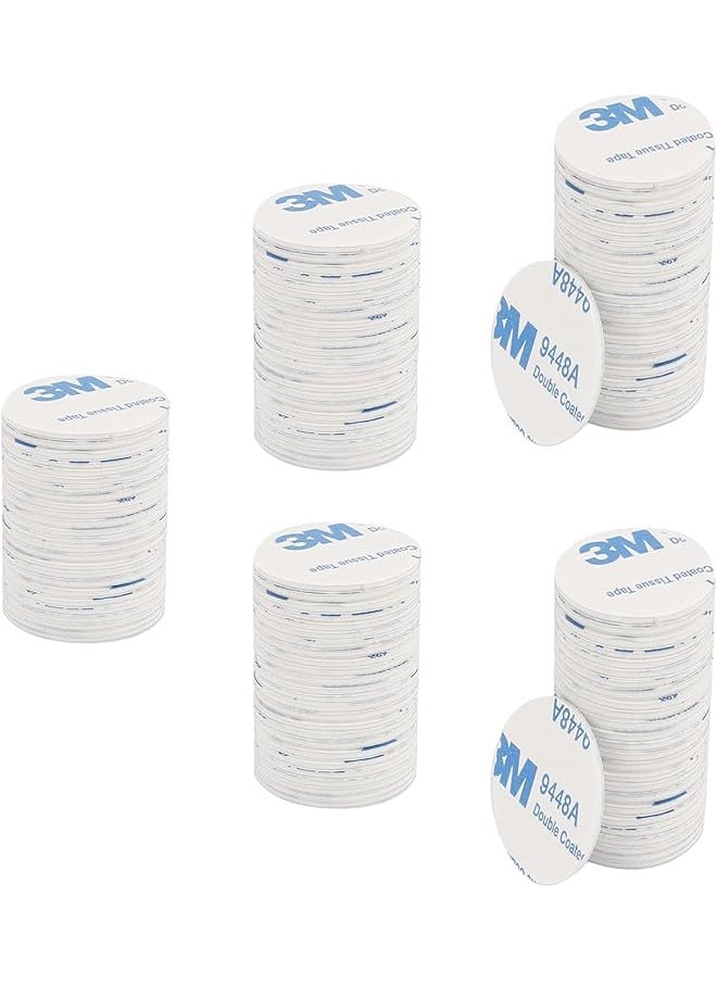 erorex - 100 Pcs Round 3M Double Sided Adhesive Pads Double Sided Stickers Self Adhesive Tape Double Sided Sticky Pads Super Sticky Adhesive Foam Pads Round 20Mm - Image 1
