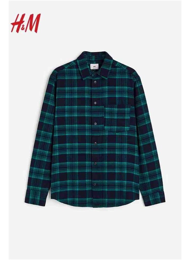 H and M - HM Autumn New Fashionable Casual Loose Long Sleeved Shirt - Image 1