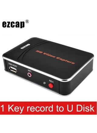 EZCAP 280HD HDMI Game Capture Card Video Record Box 1080P 30fps Game Recorder for Xbox PS3 PS4 MIC Input, to USB Disk, no Need PC - pzsku/Z8B0C99A5944D2E222B07Z/45/_/1710154756/0ec556b8-e92e-42c1-9b5d-7b80be6d29bb
