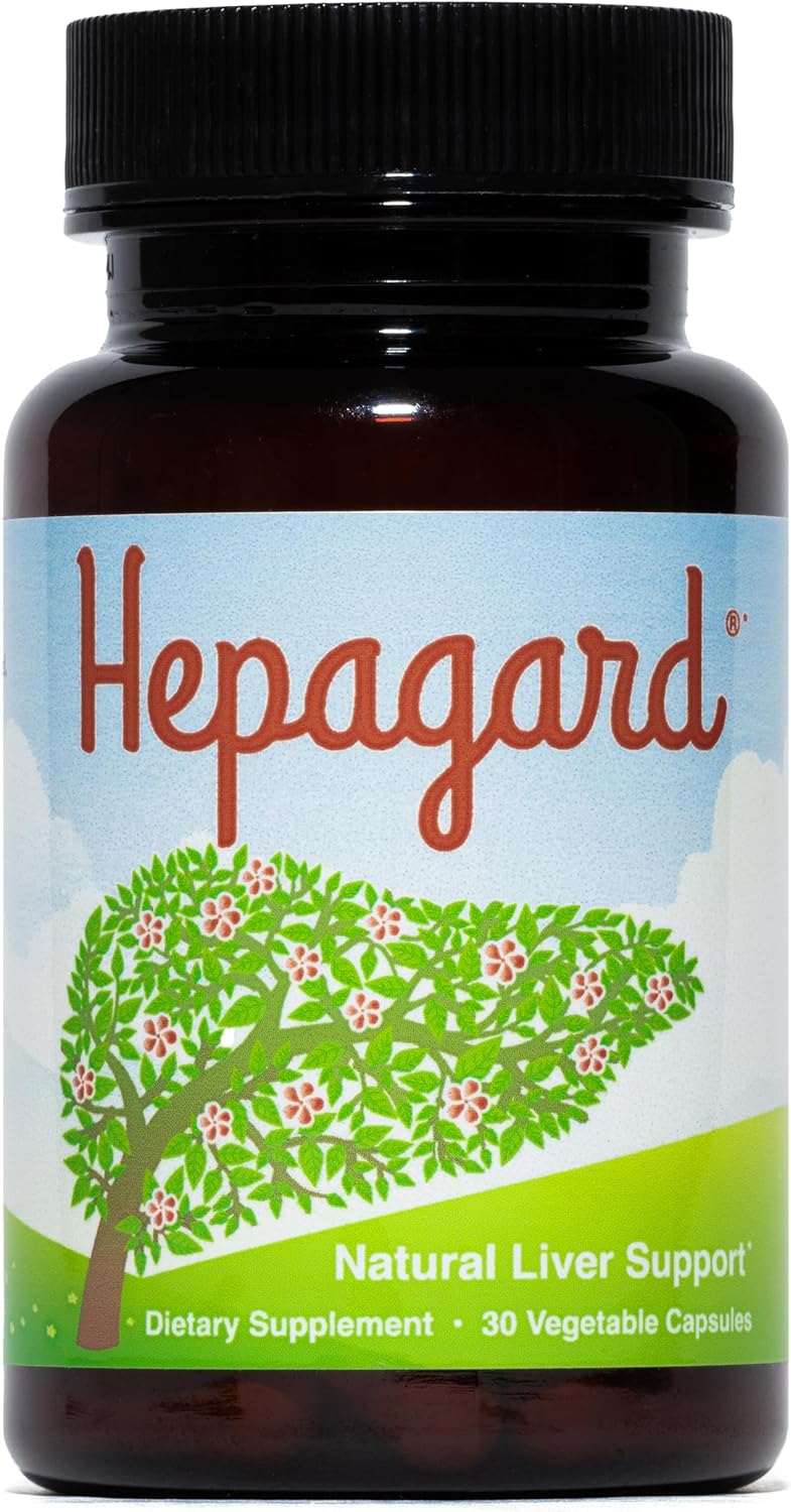 Hepagard مكمل دعم الكبد الطبيعي مع NAcetyl Cysteine NAC نباتي غير معدل وراثيًا خالي من الغلوتين - Image 1