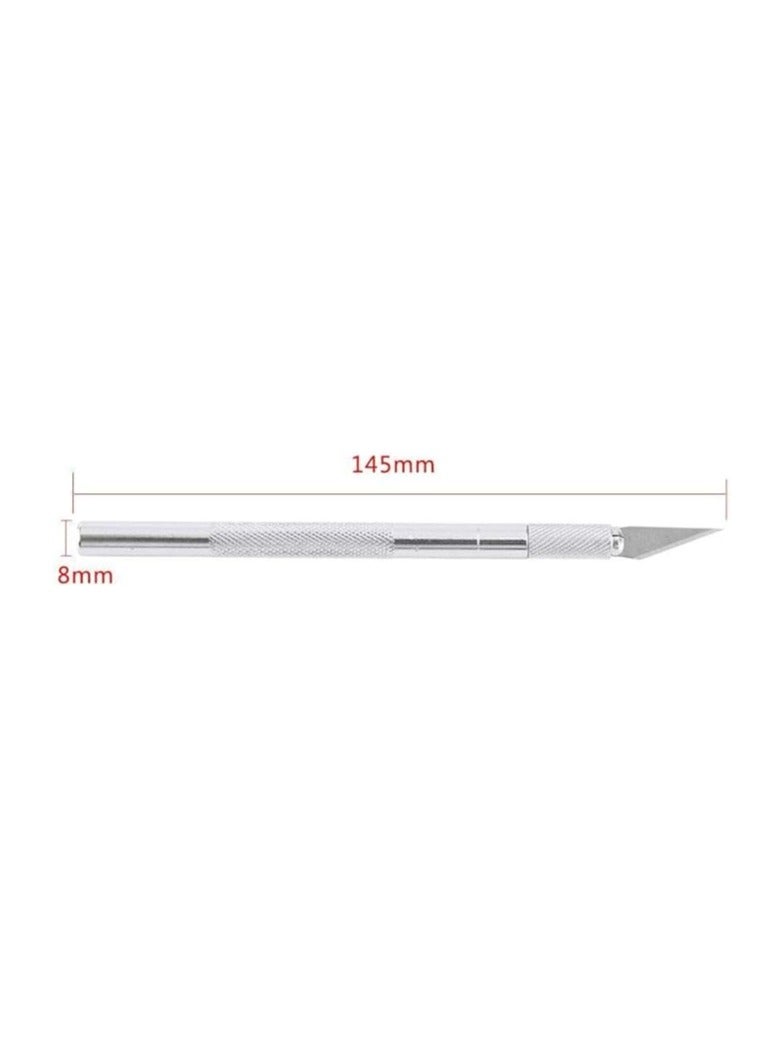 WLXY Precision Craft Knife Cutter With 6 Blades for Hobby Polymer Wood Modeling Craft Phone PC Tablet Repair DIY Art Work - Image 2