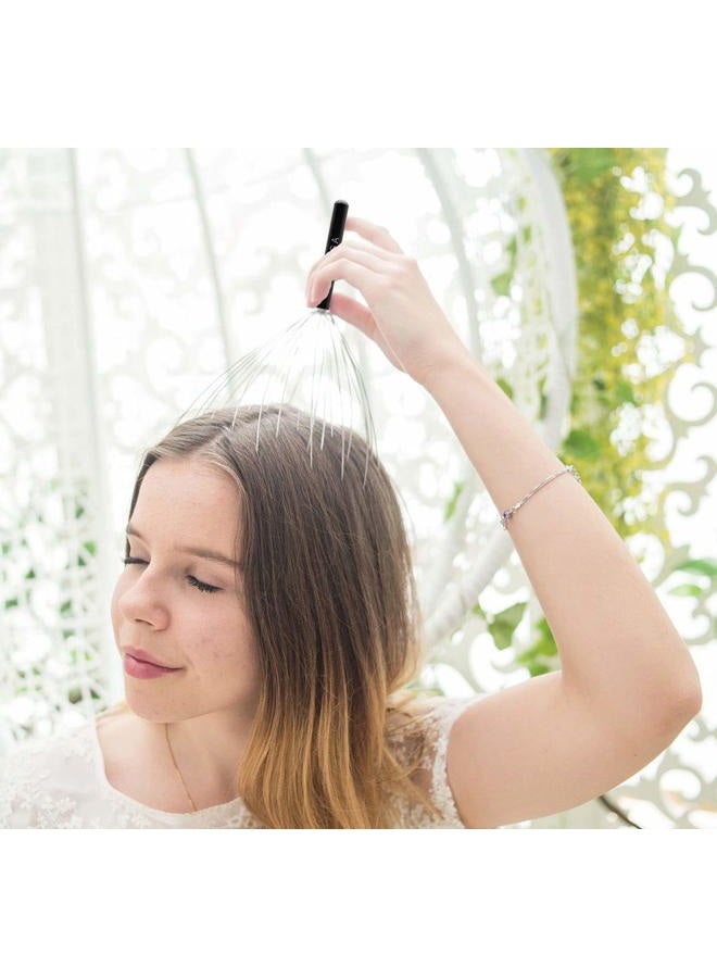 USAGA 36 Fingers Head Massager Scalp Massager Head Scratcher for Head Body Relaxing (Black) - Image 4