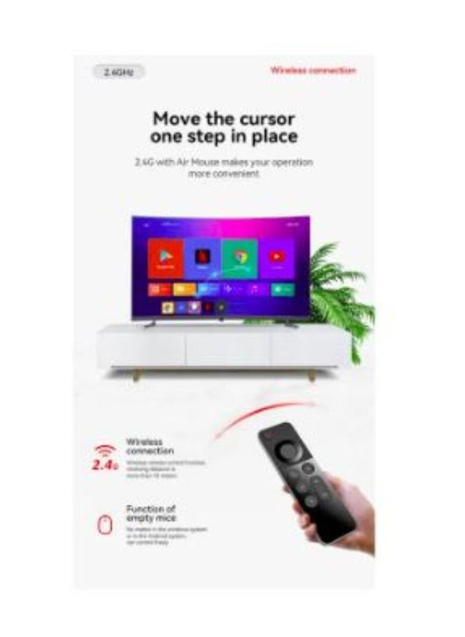 Generic - 2.4G Voice Air Mouse Wireless Keyboard Smart IPTV TV Box Remote Control Gyroscope IR Learning Function For PC Android TV BOX - (Color: 2pcs) - Image 1