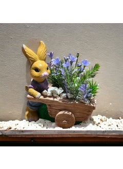 Taşdevri Life Stone Age Life Rabbit Figured Flower Pot for Men  - Image 2