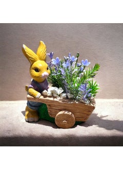 Taşdevri Life Stone Age Life Rabbit Figured Flower Pot for Men  - Image 1