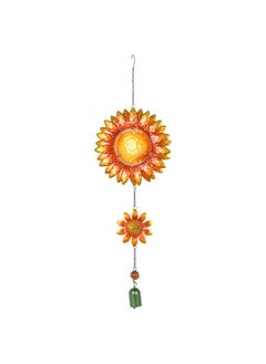 Sunset Vista Designs Sunset Vista Designs 14166 Hanging Decoration Garden Bell, Warm Orange and Golden Yellow with Amber 26.5 x 7.5  - Image 1