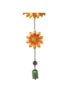 Sunset Vista Designs Sunset Vista Designs 14166 Hanging Decoration Garden Bell, Warm Orange and Golden Yellow with Amber 26.5 x 7.5  - Image 5