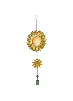 Sunset Vista Designs Sunset Vista Designs 14166 Hanging Decoration Garden Bell, Warm Orange and Golden Yellow with Amber 26.5 x 7.5  - Image 3