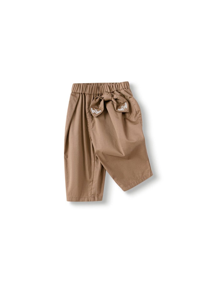 balabala Girls' Casual Pants 2025 New Summer Collection - Loose & Stylish Toddler Bottoms - Image 2