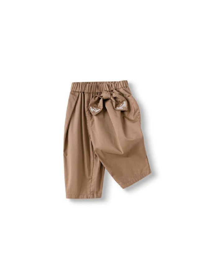balabala Girls' Casual Pants 2025 New Summer Collection - Loose & Stylish Toddler Bottoms - Image 1