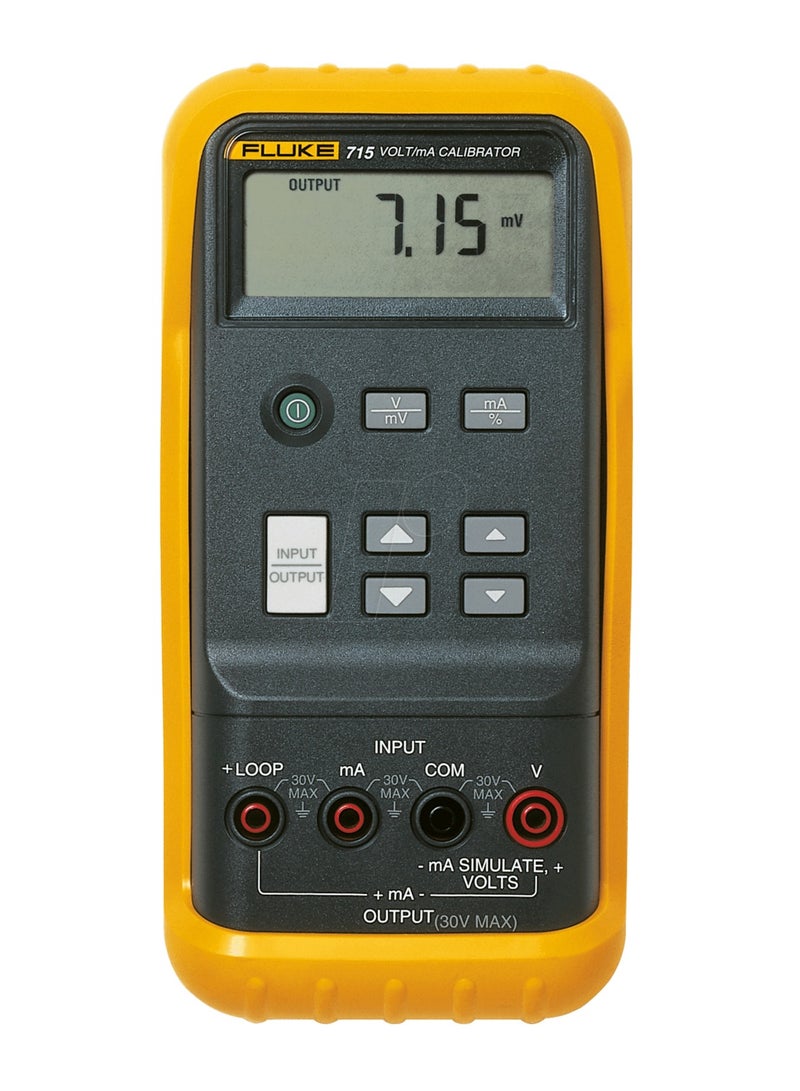 Fluke 715 Volt/mA Loop Calibrator (24mA Current, 100mV/10V Voltage) - Image 1