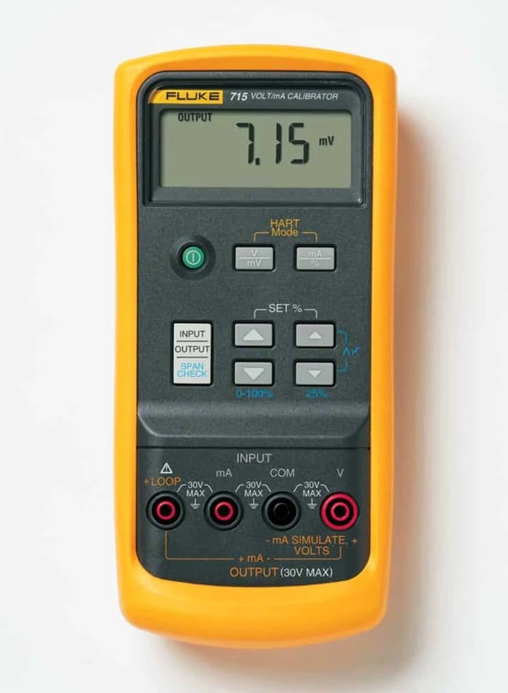 Fluke 715 Volt/mA Loop Calibrator (24mA Current, 100mV/10V Voltage) - Image 2