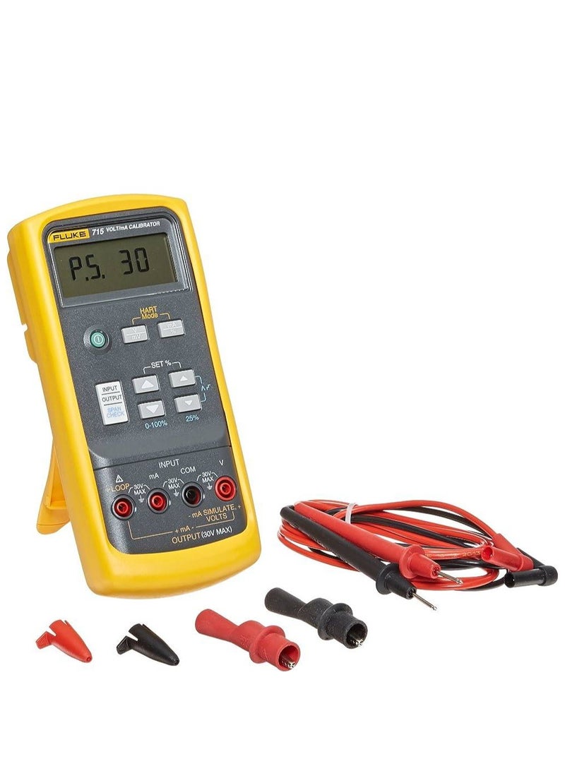 Fluke 715 Volt/mA Loop Calibrator (24mA Current, 100mV/10V Voltage) - Image 3