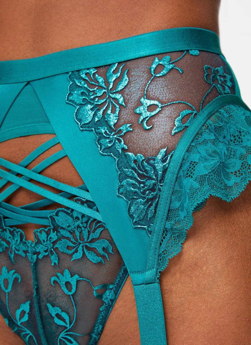 Ann Summers Teal Ann Summers Mirage Suspender Belt for Women | Best Price UAE