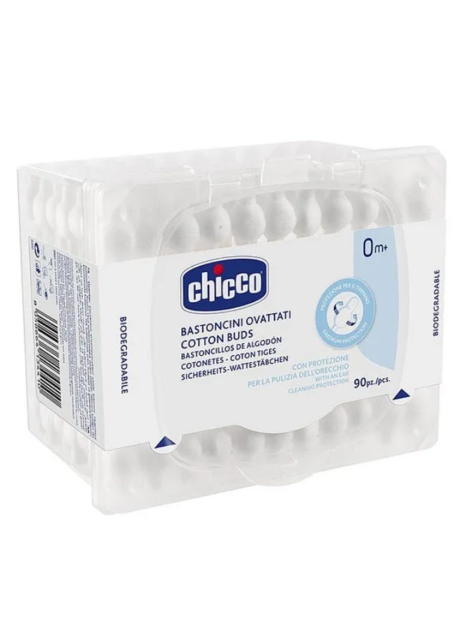 Chicco Cotton Buds 0m+ x90 - Image 1