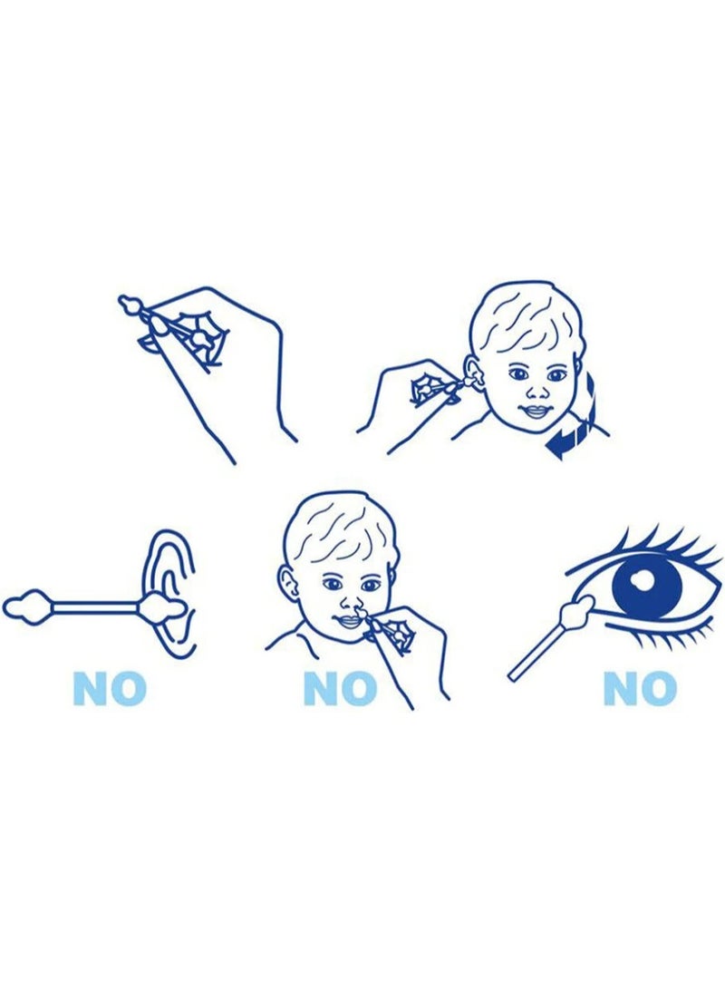 Chicco Cotton Buds 0m+ x90 - Image 2