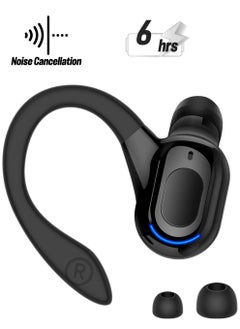 KASTWAVE Bluetooth Headset, Wireless Bluetooth Earpiece V5.2 Headphones with Mic Noise Canceling In Ear Bluetooth Headset Earphones Earbuds for Business Office Driving Black  - Image 1
