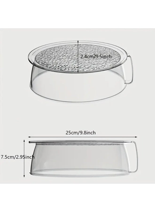1pc Multi-Function Unbreakable Microwave Splatter Cover – Reusable Food Protector, Heat-Resistant & Easy to Clean - Image 2