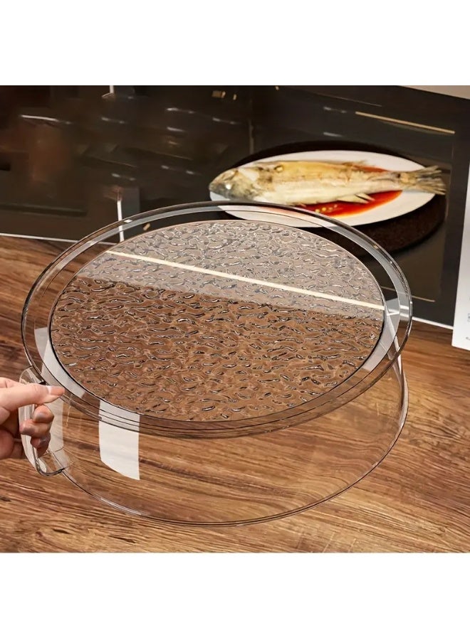 1pc Multi-Function Unbreakable Microwave Splatter Cover – Reusable Food Protector, Heat-Resistant & Easy to Clean - Image 1
