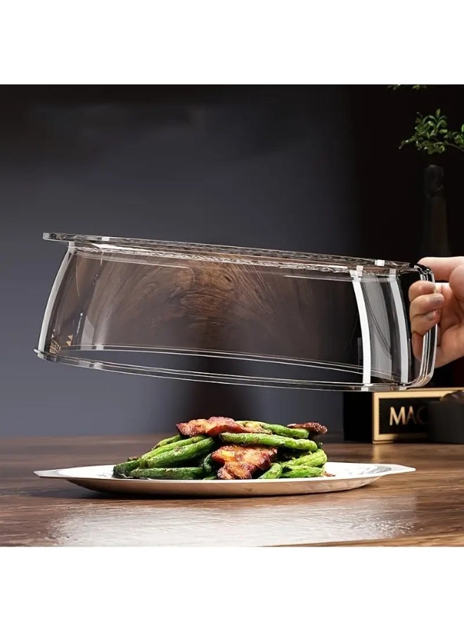 1pc Multi-Function Unbreakable Microwave Splatter Cover – Reusable Food Protector, Heat-Resistant & Easy to Clean - Image 5