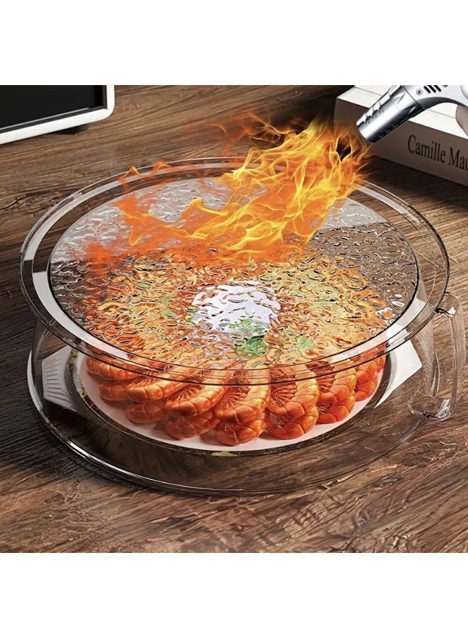 1pc Multi-Function Unbreakable Microwave Splatter Cover – Reusable Food Protector, Heat-Resistant & Easy to Clean - Image 3