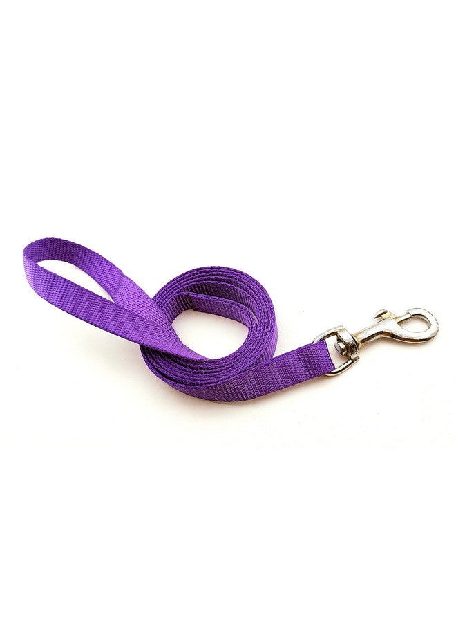 مقود عاكس من النايلون المتين مقاس 15 مم مع مجموعة حزام نايلون قابلة للتعديل مقاس 0.5 بوصة مثالية للمشي في الهواء الطلق للكلاب الصغيرة والجراء - Image 5