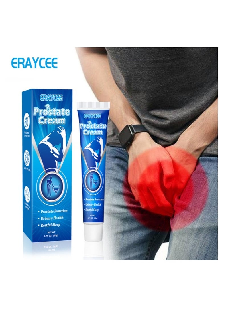 ERAYCEE Men Prostate Enhance Cream Reduce Frequent Urination For Men Health Care Treatment 20G  - Image 1