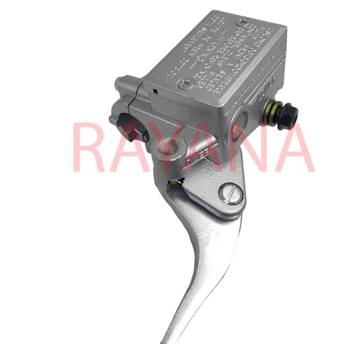 RAYANA 7/8" Right Front Brake Master Cylinder Lever Compatible for Honda FourTrax 125 200 250 300 350 Sportrax 250 300 400 Foreman 400 450 500 520 Rancher 350 400 420 Recon 250(Silver) - Image 4