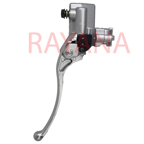 RAYANA 7/8" Right Front Brake Master Cylinder Lever Compatible for Honda FourTrax 125 200 250 300 350 Sportrax 250 300 400 Foreman 400 450 500 520 Rancher 350 400 420 Recon 250(Silver) - Image 3