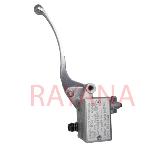 RAYANA 7/8" Right Front Brake Master Cylinder Lever Compatible for Honda FourTrax 125 200 250 300 350 Sportrax 250 300 400 Foreman 400 450 500 520 Rancher 350 400 420 Recon 250(Silver) - Image 2