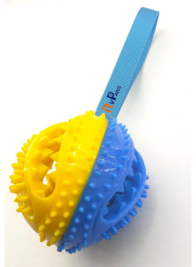 موزع طعام الحيوانات الأليفة على شكل كرة غير سامة | لعبة طعام متسربة | لعبة مضغ متينة للقطط والكلاب - قطعة واحدة - Image 4