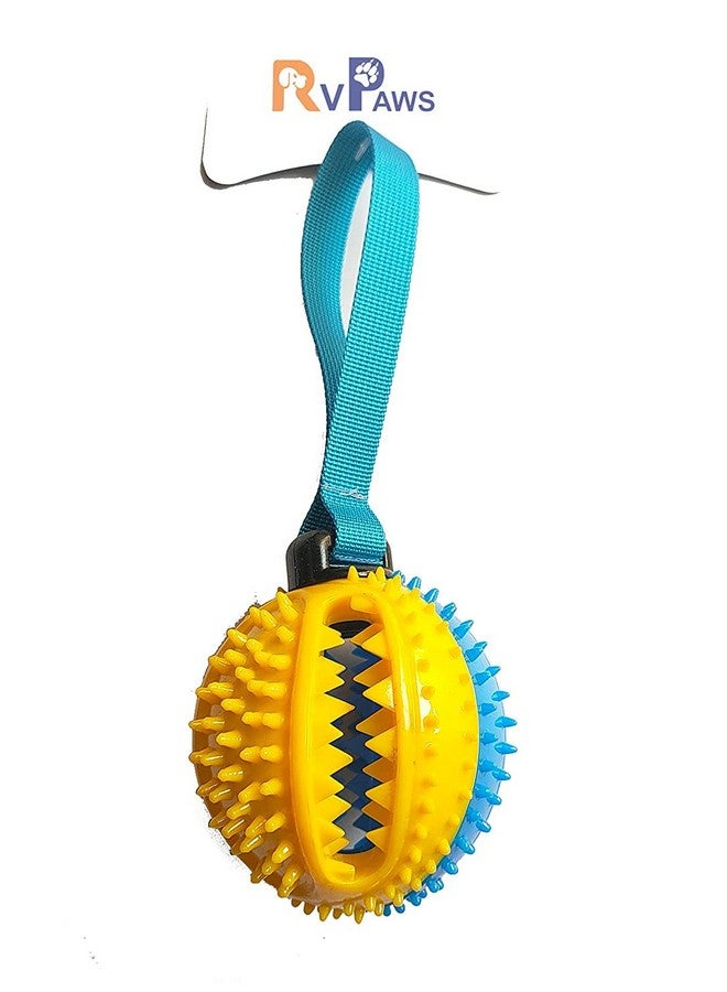 موزع طعام الحيوانات الأليفة على شكل كرة غير سامة | لعبة طعام متسربة | لعبة مضغ متينة للقطط والكلاب - قطعة واحدة - Image 3