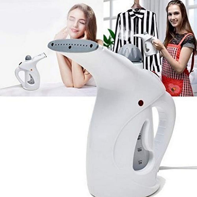 BKSMD Plastics White Steamer for Facial Handheld Garment Steamer for Clothes Portable Family Fabric Steam Brush - Image 5