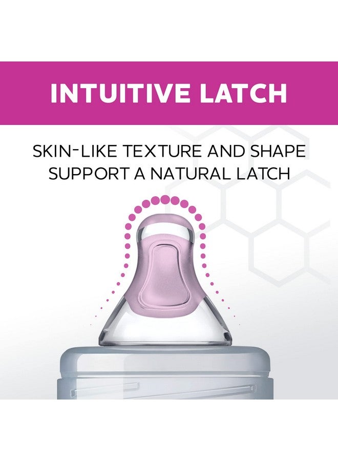 شيكو حلمة رضاعة الأطفال "دو" من تشيكو، مصنوعة من السيليكون بنسبة 100%، مزودة بصمام مضاد للمغص | ملمس ناعم كالجلد وتدفق حليب يشبه تدفق حليب الثدي | المرحلة الثانية، تدفق متوسط | عبوة من قطعتين | 3 أشهر فأكثر - Image 3