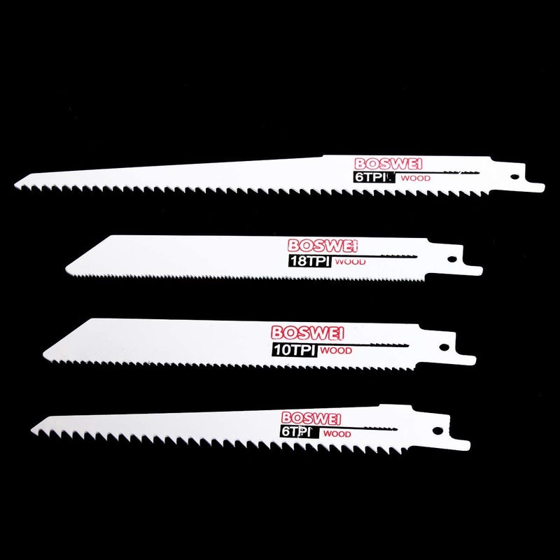 WorldCare 10pcs 6TPI8TPI10TPI Reciprocating Saw Blades Wood Metal Cutter Blade446785 Pack of 1  - Image 2