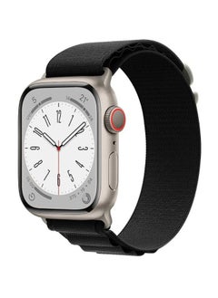 NIBEMINENT Replacement Apple Watch Ultra Alpine Loop Band Strap Compatible with Compatible with 42mm(Series 10)/41mm/40mm/38mm for All Series Black  - Image 1