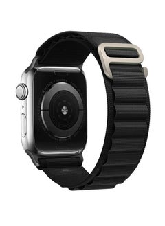 NIBEMINENT Replacement Apple Watch Ultra Alpine Loop Band Strap Compatible with Compatible with 42mm(Series 10)/41mm/40mm/38mm for All Series Black  - Image 2