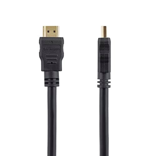 StarTech.com 8 ft High Speed HDMI Cable – Ultra HD 4k x 2k HDMI Cable – HDMI to HDMI M/M - 8ft HDMI 1.4 Cable - Audio/Video Gold-Plated (HDMM8) Black - Image 2