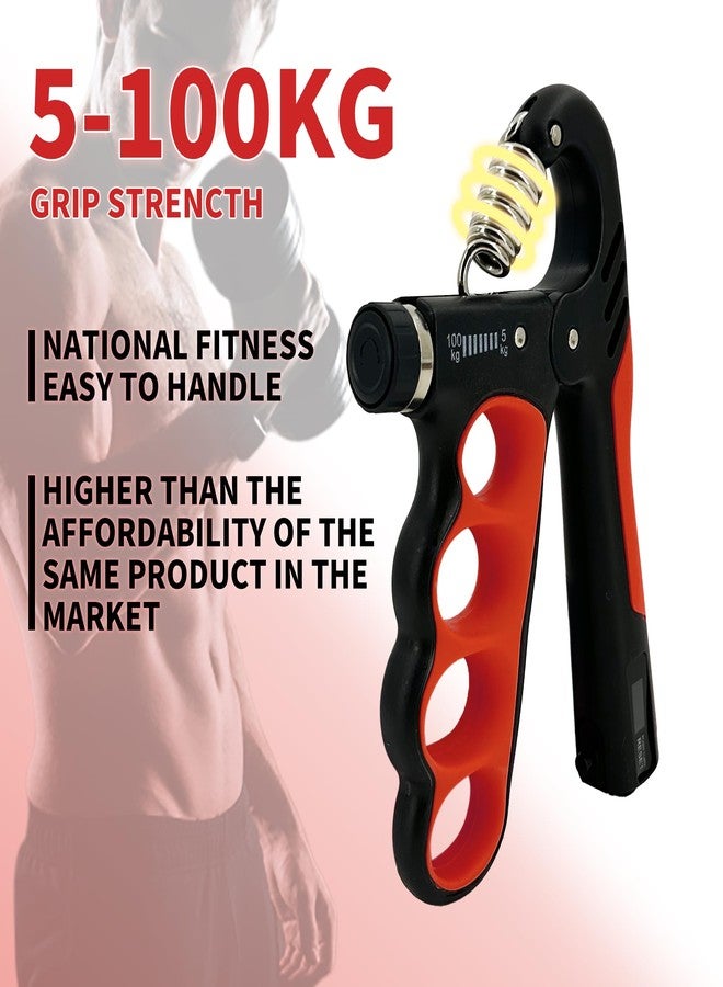 Senston Grip Strength Trainer 2 Pack - Adjustable 11-220Lbs (5-100KG) with Auto Counter, Hand Grip Strengthener, Forearm Exerciser for Athletes, Musicians, Gym, Home, Injury Rehab - Image 3